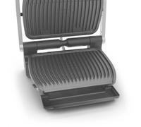 Tefal GC707D électrique Grill à contact acier inoxydable, noir