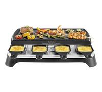 Tefal Gourmet RE459812 - Raclette/grill/plancha - 1.4 kWatt - noir