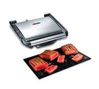 Tefal Gril Viande Panini Multifonction 2000 W Rangement Vertical GC241D12 Noir/Argent