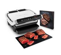 Tefal Grill électrique de table, 12 programmes automatiques, Mode manuel, Fonction aliments congelés, 2000 W, Livret recettes OptiGrill Elite GC750D30