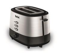 TEFAL Grille-pain inox, 2 fentes à largeur variable, 7 niveaux de dorage, Fonctions réchauffage et décongélation, Equinox TT520D10