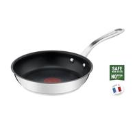 Tefal H8210423 Pierre Gagnaire Poêle antiadhésive en acier inoxydable 24 cm toutes plaques de cuisson y compris induction