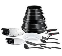 Tefal Ingenio Batterie de cuisine 20 pcs, Poêles, Casseroles, Sauteuse, Couvercles, Poignées, Non induction, Revêtement antiadhésif, Compatible lave-vaisselle, Fabriqué en France, Easy On L1599402