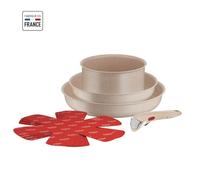 Tefal Ingenio Batterie de cuisine 8 pces, Poêles, Casserole, Induction, Revêtement antiadhésif, Fabriqué en France, Delight L7839802