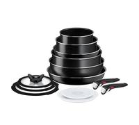 Tefal - Ingenio Batterie de cuisine avec poignées amovibles - 13 pièces | Poêle et casserole empilables pour gaz et vitrocéramique - Système de poignée amovible breveté - Revêtement antiadhésif