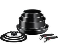 Tefal Ingenio Batterie de cuisine Easy Cook & Clean 10 pièces - Rouge L1529402