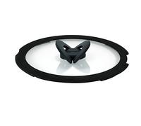 Tefal - Ingenio Couvercle en verre pour poêles et casseroles - 18 cm - Noir