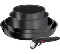 Tefal Ingenio L7629342 Batterie de cuisine antiadhésive compatible induction 5 pièces Noir