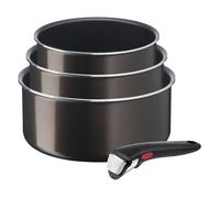Tefal Ingenio Easy Plus Lot 3 casseroles 16/18/20 cm (1,5/2,1/3 L) + poignée amovible, Empilable