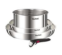 Tefal Ingenio Emotion, Batterie de cuisine, 4 pièces, Acier inoxydable, L896S453