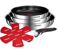Tefal INGENIO EMOTION Ensemble de poêles 22/24/28 cm avec poignée et 4 séparateurs en feutre