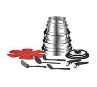 Tefal Ingenio Emotion On, Set 22 pièces, Poêles et casseroles, Accessoires, Inox, Empilable, Antiadhésif, Induction, L897SM04