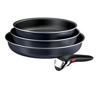 Tefal Ingenio Enjoy, Batterie De Cuisine 4pieces, Poeles Et Casseroles Legeres, Technologie Light Tech, Poignee Amovible, L7239143
