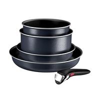 Tefal Ingenio Enjoy, Batterie de cuisine 5pièces, Poêles et casseroles légères, Technologie Light Tech, Poignée amovible, L7239243