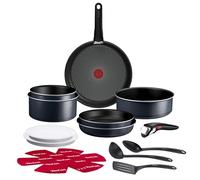 Tefal - Ingenio Enjoy Batterie de cuisine scintillant - 17 pièces - Gris