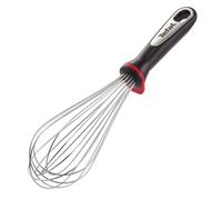 Tefal Ingenio INOX Fouet Acier Inoxydable, INOX, Noir, Rouge 35,15 x 9,2 x 7 cm K1181714