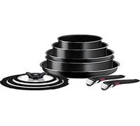Tefal Ingenio L1599143, Ensemble mixte, Noir, Aluminium, Titane, Noir, Verre