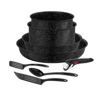 Tefal Ingenio, Lot 8pièces, Revêtement céramique antiadhésif, Induction, Casseroles, Poêles, Poignée amovible, Fabriqué en France, Intens' Ceram, L2649802