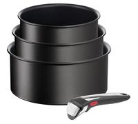 Tefal Ingenio Lot de 4 pièces,Casseroles 161820 cm 1 poignée amovible,Induction,Revêtement antiadhésif,Empilable,Unlimited On