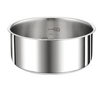 Tefal Ingenio Preference Casserole 16 cm, Empilable, Acier inoxydable, Induction, Polyvalence, Gain de place L8982804