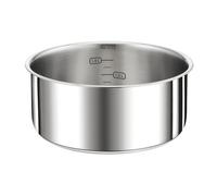 Tefal Ingenio Preference Casserole 18 cm, Empilable, Acier inoxydable, Induction, Polyvalence, Gain de place L8982904