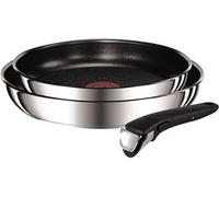 TEFAL INGENIO PREFERENCE : LOT DE 2 POELES 24/28 cm + 1 poignée