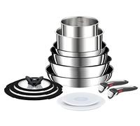 Tefal Ingenio Preference ON L9749432 Lot de 13 poêles à induction antiadhésives 24 et 28 cm, casseroles 16 et 20 cm, wok 26 cm, casserole 24 cm, couvercles en verre 16 et 20 et 24 cm, couvercles