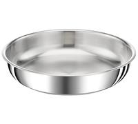 Tefal - Ingenio Preference Poêle Acier Inoxydable - 28 cm | Batterie de cuisine induction empilable - Poignée amovible brevetée - Cuisson four et conservation réfrigérateur