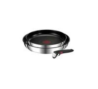 Set 2 Poêles avec 1 Poignée amovible Tefal Préférence L9739002 Inox poli Inox poli G