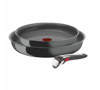 TEFAL INGENIO RENEW Set de poêles à frire, 3 pièces, induction, revêtement anti-adhésif en céramique, sans PFOA, fabriqué en France L2619102