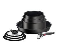 Tefal Ingenio Unlimited On Batterie de cuisine 8 p, Poêle 28 cm, Casseroles 16/18/20 cm, Poignée, Induction, Revêtement antiadhésif, Empilable, Compatible lave-vaisselle, Fabriqué en France L3959053