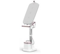 Tefal IXEO Vision QT1811E0 Défroisseur vapeur tout-en-un avec planche multiposition, émission de vapeur jusqu'à 80 g/min, effet pressing de 200 g/min, technologie LED intégrée, base amovible, blanc
