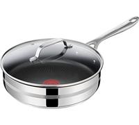 TEFAL Jamie Oliver Cook Smart E31033 Sauteuse en acier inoxydable Revêtement PTFE 25 cm