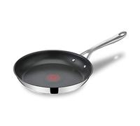 Tefal Jamie Oliver Cook's Direct Inox Poêle 24 cm, Induction, Revêtement antiadhésif, Indicateur de cuisson, Poignée sûre rivetée E3040444