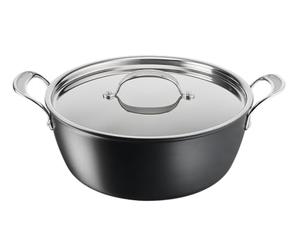 Tefal Jamie Oliver H9125444 Big Batch Poêle à frire antiadhésive Passe au four Induction Anodisation dure 30 cm