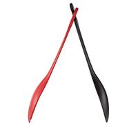 Tefal K2060614 Ingenio Couverts à Salade, Acier Noir