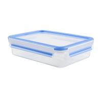 Tefal K3021412 - Masterseal Fresh - Boîte plastique de conservation alimentaire rectangulaire - 1.2 L - Bleu