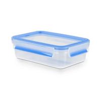 Tefal K3021812 - Masterseal Fresh - Boîte plastique de conservation alimentaire rectangulaire - 0.8 L - Bleu