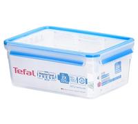 Tefal K3022012 - Masterseal Fresh - Boîte plastique de conservation alimentaire rectangulaire - 3.7 L - Bleu