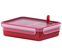 Tefal K3102412 - Masterseal Micro - Boîte spécial micro-ondes à compartiments - 1.2 L - Rouge
