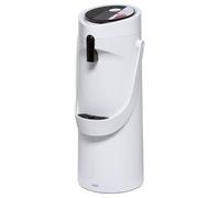 TEFAL K3140214 Ponza Pompe Thermos Blanc 1 L Fonction De Pompe Simple Avec Généreux Volume De Pompe Chaude Jusqu'à 12 Heures De Froid Jusqu'à 24 Heures