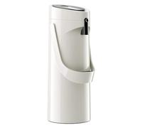 TEFAL K3140214 Ponza Pompe Thermos Blanc 1 L Fonction De Pompe Simple Avec Généreux Volume De Pompe Chaude Jusqu'à 12 Heures De Froid Jusqu'à 24 Heures