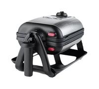 Tefal WM756D moule à gauffres 2 gauffre(s) 1200 W Noir, Acier inoxydable