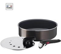 Tefal L1509002 Poêle Ingenio Aluminium 24cm avec couvercle et poignée