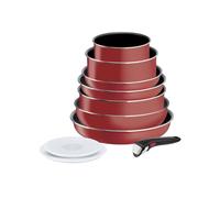 L1529402 INGENIO EASY COOK N CLEAN Set 10 Pieces : Poeles + Casseroles + Wok + Sauteuse + Couvercles hermétiques + Poign