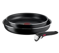 Tefal L1549013 Ingenio Easy Cook & Clean, Lot 3pcs, 2 Poêles + Poignée Amovible