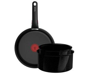 Tefal L27090 Lot De Casseroles 4 Pièces Noir