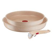 Tefal L7839043 Ingenio Delight,Set 3 Pièces, Poêles 24cm Et 28cm, Manche Amovibl