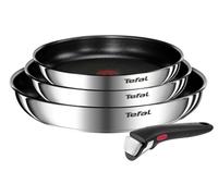 Tefal L8974s45 Ingenio Emotion, Inox + Antiadhésif, Poêles 22/24/28 Cm + Poignée