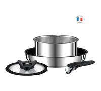 TEFAL L9409032 Ingenio Preference Set de 4 pièces, Induction, Fabrication française (sauf casserole), Inox